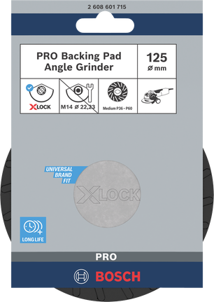 Bosch PRO 백킹 패드 125mm X-Lock.