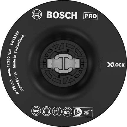 Bosch PRO 백킹 패드 미디엄 125mm X-Lock.