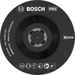 Bosch PRO 백킹 패드 X-Lock 125mm 후크 앤 루프.