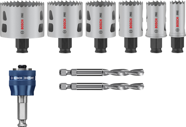 Bosch PRO 다중 소재 PC 플러스 홀 톱 세트, 9개.