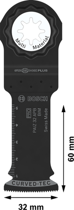 Bosch PRO PAIZ 32 APB 멀티툴 블레이드, 32 x 60 mm.