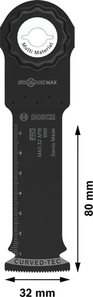Bosch PRO MAII 32 APB 멀티툴 블레이드, 32x80mm.