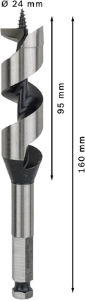 PRO Wood 어거비트, 24 x 95 x 160 mm PRO Wood 어거비트, 24 x 95 x 160 mm