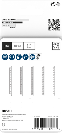 PRO Alu curve T227D 직쏘날, 100mm, 5개 Bosch PRO Alu 커브 T227D 톱날 100mm 5개.