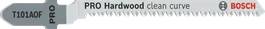 Bosch PRO 하드우드 클린 커브 T101AOF 톱날.