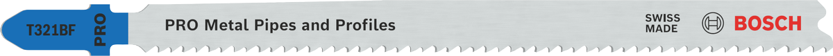 Bosch T321BF 금속 파이프용 톱날, 물결 모양 이빨.