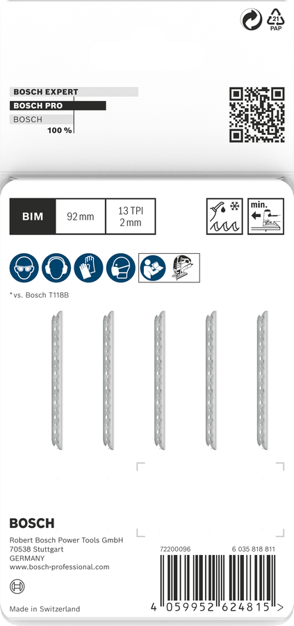 PRO Metal thick T121BFC