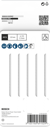 Bosch PRO 톱날 132mm 5개.