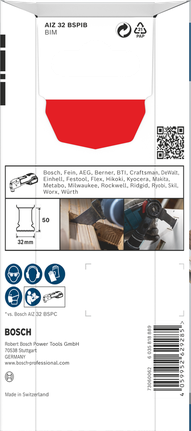 Bosch PRO AIZ 32 BSPIB 플런지 컷 블레이드 32×50mm 5개.