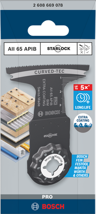 Bosch PRO AII 65 APIB 멀티툴 블레이드 65×40mm.