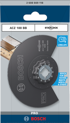 Bosch PRO ACZ 100 BB 멀티툴 블레이드 100mm.