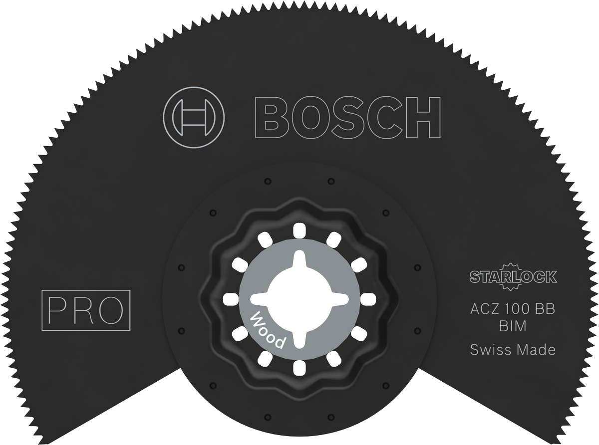 Bosch PRO ACZ 100 BB 목재용 멀티툴 블레이드, 직경 100mm.