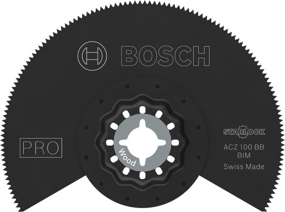 Bosch PRO ACZ 100 BB 목재용 멀티툴 블레이드, 직경 100mm.
