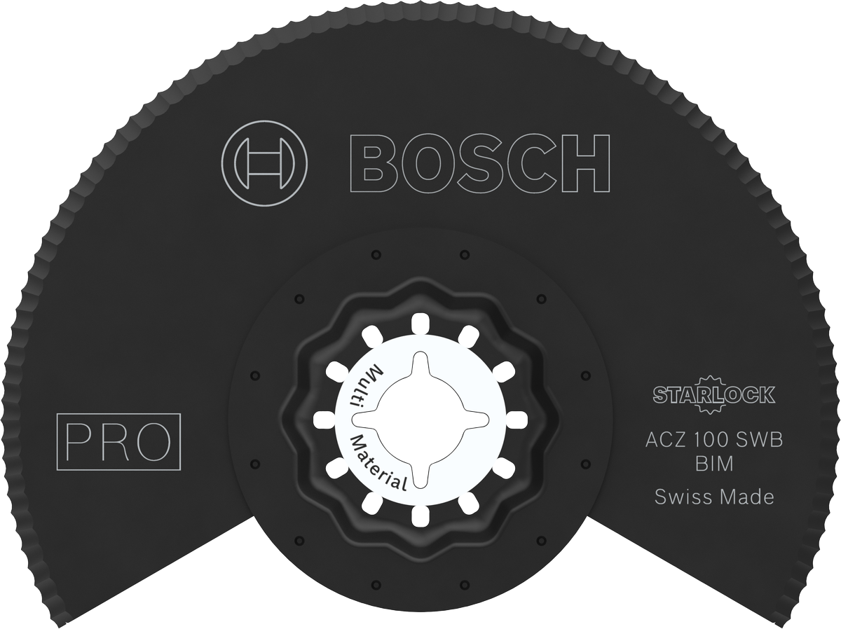 Bosch PRO ACZ 100 SWB 멀티툴 블레이드, 직경 100mm.