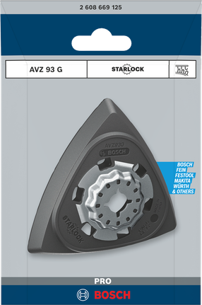 PRO AVZ 93 G 멀티커터 액세서리, 93mm Bosch PRO AVZ 93 G 93mm 멀티툴 액세서리.