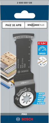 Bosch PAIZ 32 APB 멀티툴 블레이드 32×60mm.