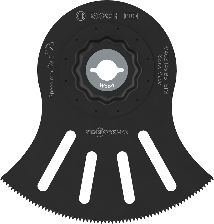 Bosch PRO MACZ 145 BB 목재용 멀티툴 블레이드.