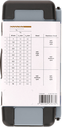 Bosch PRO HSS-Co 트위스트 드릴 비트 세트 18개.