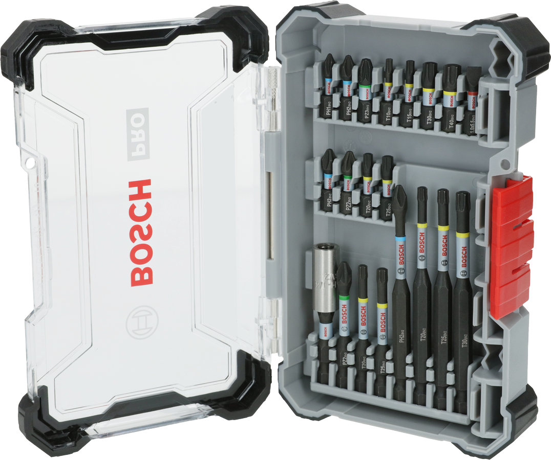 Bosch PRO 임팩트 드라이버 비트 세트 20개입.