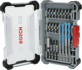 Bosch PRO Impact 혼합 세트 20개, 다양한 비트 포함.