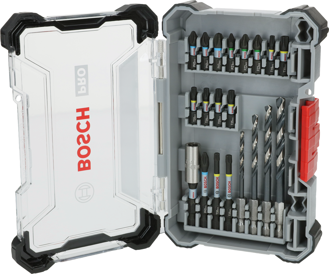Bosch PRO 임팩트 메탈 세트 20개, 드릴링 및 박기용.