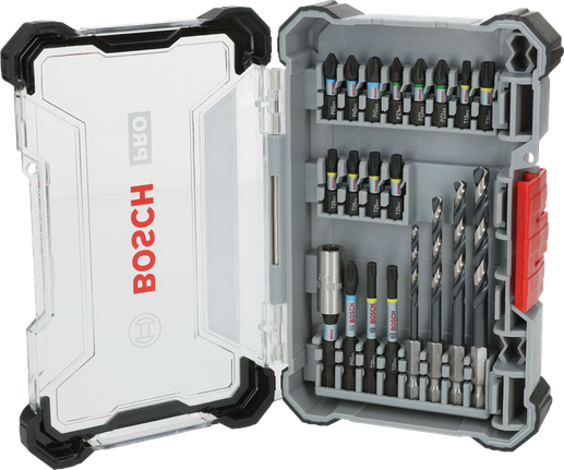 Bosch PRO 임팩트 메탈 세트 20개, 드릴링 및 박기용.