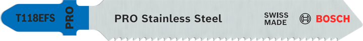 PRO Stainless Steel T118EFS Bosch PRO 스테인리스 스틸 T118EFS 금속용 톱날.