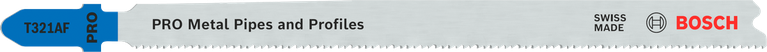 PRO Metal Pipes and Profiles T321AF 직쏘날, 132mm, 5개 Bosch PRO 금속 파이프 및 프로파일 T321AF 퍼즐 톱날.