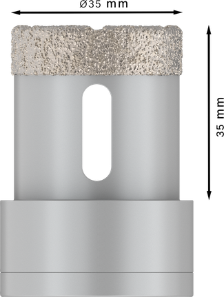 Bosch PRO 세라믹 건식 코어 커터 35mm X-Lock.