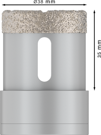 Bosch PRO 세라믹 건식 코어 커터 38x35mm, X-Lock.