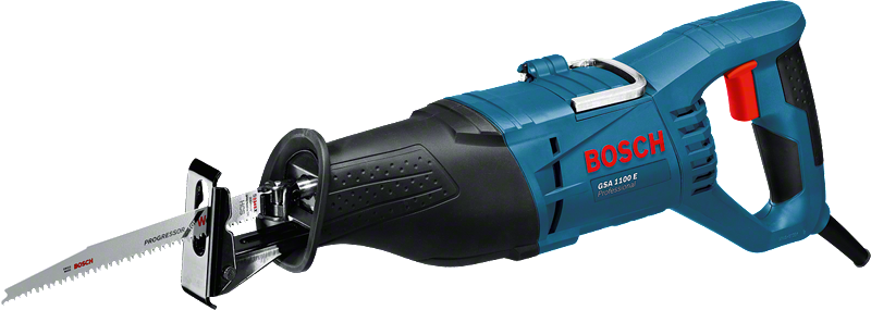 절단 깊이가 230mm인 Bosch GSA 1100 E 왕복톱.