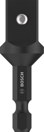 핀 연결이 가능한 PRO Socket Adapter, 1/2", 50mm Bosch PRO 소켓 어댑터 1/2인치 핀 연결, 50mm.