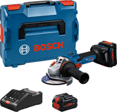 Bosch GWS 18V-15 S 무선 각도 그라인더 세트.