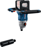 분리형 손잡이가 달린 Bosch GRW 18V-160 믹서.