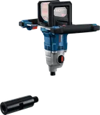 분리형 손잡이가 달린 Bosch GRW 18V-160 믹서.