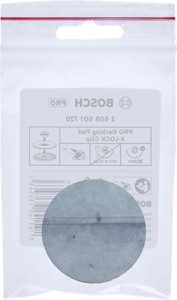 PRO 백킹패드 클립, X-Lock Bosch PRO 백킹 패드 X-Lock 3/8″.