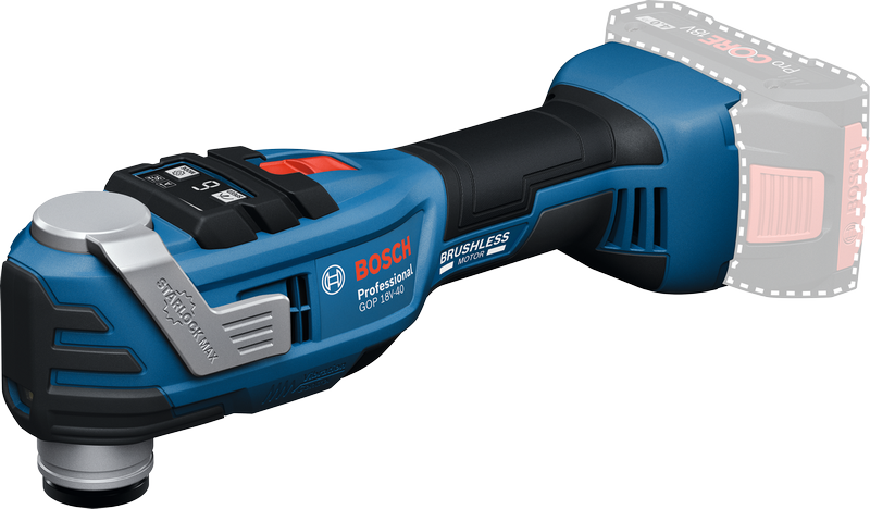 Bosch GOP 18V-40 무선 멀티 커터 도구.