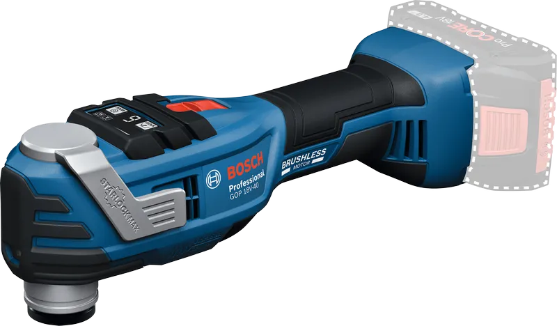 Bosch GOP 18V-40 무선 멀티 커터 도구.