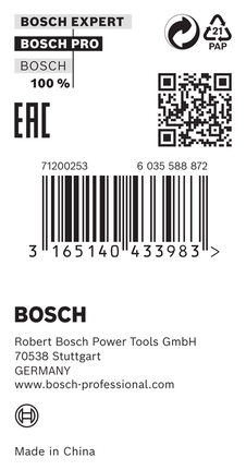PRO 원형 톱날용 리덕션 링, 30 x 1.8 x 25.4 mm Bosch 리덕션 링 30 x 1.8 x 25.4 mm.