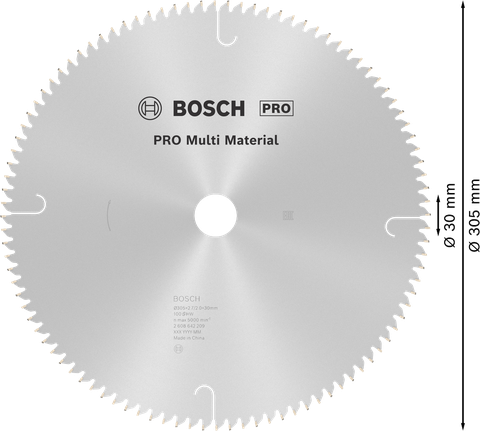Bosch PRO 다중 소재 원형 톱날, 305mm.