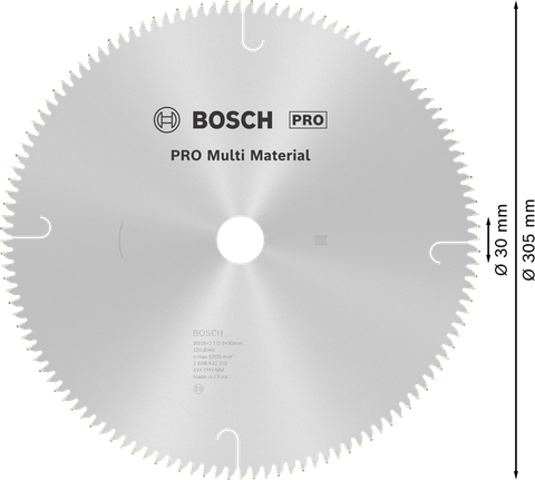 Bosch PRO 다중 소재 원형 톱날 305mm.
