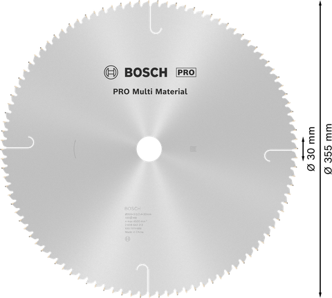 Bosch PRO 다중 소재 원형 톱날 355mm.