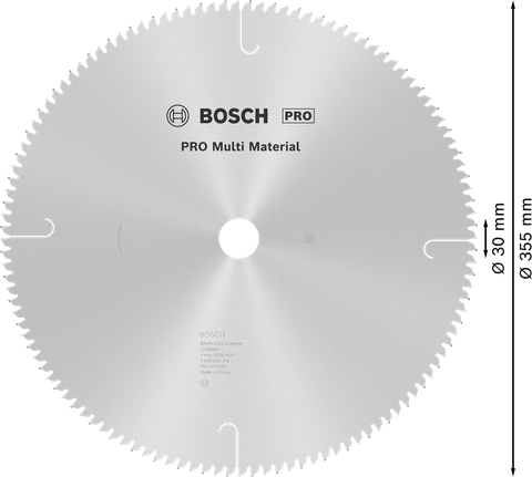 Bosch PRO 다중 소재 원형 톱날 355mm.