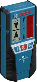 정밀한 레벨 감지를 위한 Bosch LR 2 레이저 수신기.