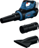 노즐 부착물이 있는 Bosch GBL 18V-800 무선 송풍기.