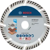 절단용 Bosch PRO 다중 소재 다이아몬드 디스크 150mm.