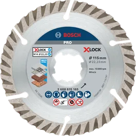 Bosch PRO 다중 소재 다이아몬드 디스크 X-Lock 115mm.
