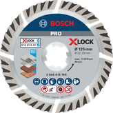 Bosch PRO 다중 소재 X-Lock 다이아몬드 디스크, 125mm.