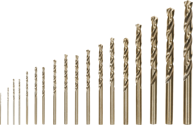 Bosch PRO 스테인리스 스틸 HSS-Co 드릴 비트 세트, 18개.