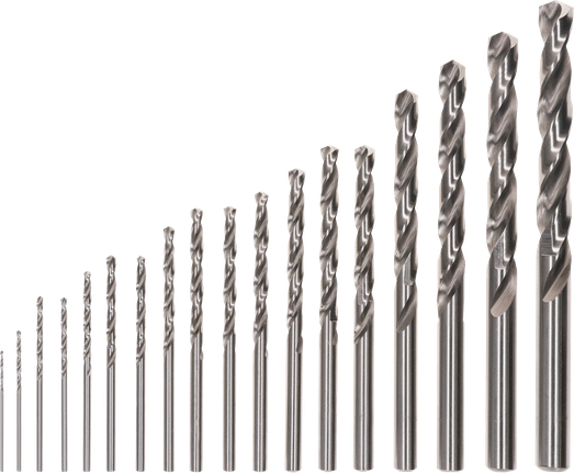 Bosch PRO 메탈 HSS-G 트위스트 드릴 비트 세트, 18개.